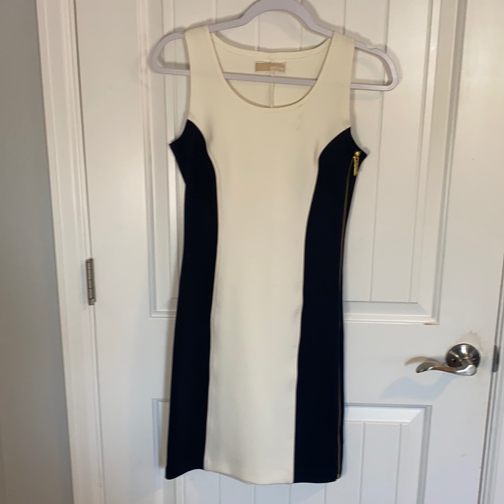 Michael by Michael Kors black and white dress